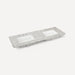 Robern TA60UDO96-8CS7 Quartz Stone Vanity Top, 60" x 1-1/8" x 23", Double Undercounter Sink, Pietra, Three Hole, for Helden
