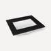 Robern TB25UCO90-1 Quartz Stone Vanity Top, 25" x 3/4" x 22", Center Undercounter Sink, Lava Black, Single Hole, for Islamora