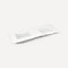 Robern TB61UDO92-1D2 Quartz Stone Vanity Top, 61" x 3/4" x 22", Double Undercounter Sink, Quartz White, Single Hole, for Isla