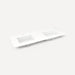 Robern TB61UDO93-1D2 Quartz Stone Vanity Top, 61" x 3/4" x 22", Double Undercounter Sink, White Zeus Extreme, Single Hole, fo