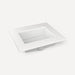 Robern TF25UCO92-1 Quartz Stone Vanity Top, 25" x 3/4" x 22", Center Undercounter Sink, Quartz White, Single Hole