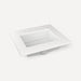 Robern TF25UCO92-8 Quartz Stone Vanity Top, 25" x 3/4" x 22", Center Undercounter Sink, Quartz White, Three Hole