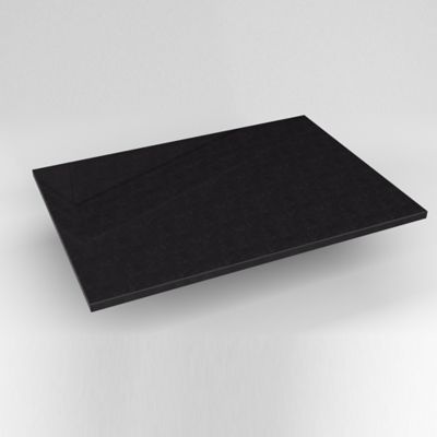 Robern TF31G90 Quartz Stone Vanity Top, 31" x 3/4" x 22", Dry Top, Lava Black