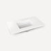 Robern TF37UCO92-1 Quartz Stone Vanity Top, 37" x 3/4" x 22", Center Undercounter Sink, Quartz White, Single Hole