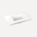 Robern TF37UCO93-8 Quartz Stone Vanity Top, 37" x 3/4" x 22", Center Undercounter Sink, White Zeus Extreme, Three Hole