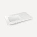 Robern TF37ULO94-8 Quartz Stone Vanity Top, 37" x 3/4" x 22", Left Offset Undercounter Sink, Lyra, Three Hole