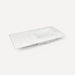 Robern TF43URO94-1 Quartz Stone Vanity Top, 43" x 3/4" x 22", Right Offset Undercounter Sink, Lyra, Single Hole