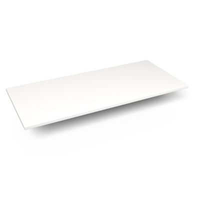Robern TF49G93 Quartz Stone Vanity Top, 49" x 3/4" x 22", Dry Top, White Zeus Extreme