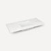 Robern TF49UCO94-8 Quartz Stone Vanity Top, 49" x 3/4" x 22", Center Undercounter Sink, Lyra, Three Hole