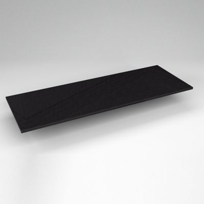 Robern TF61G90 Quartz Stone Vanity Top, 61" x 3/4" x 22", Dry Top, Lava Black