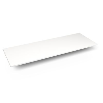 Robern TF61G93 Quartz Stone Vanity Top, 61" x 3/4" x 22", Dry Top, White Zeus Extreme