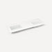 Robern TF61UDO92-8D4 Quartz Stone Vanity Top, 61" x 3/4" x 22", Double Undercounter Sink, Quartz White, Three Hole