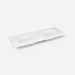 Robern TF61UDO94-1D2 Quartz Stone Vanity Top, 61" x 3/4" x 22", Double Undercounter Sink, Lyra, Single Hole