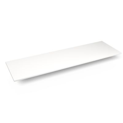 Robern TF73G93 Quartz Stone Vanity Top, 73" x 3/4" x 22", Dry Top, White Zeus Extreme