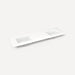 Robern TF73UDO93-1D5 Quartz Stone Vanity Top, 73" x 3/4" x 22", Double Undercounter Sink, White Zeus Extreme, Single Hole