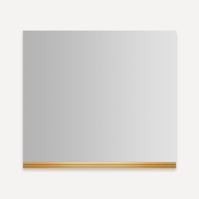 Robern UHANDLE3082 Handle, 30" x 1" x 1-3/4", Matte Gold