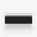 Robern VM24H1D21F28N 24" x 7-1/2" x 21", Matte Black, Full Drawer