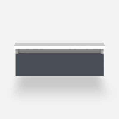 Robern VM24H1D21R17N 24" x 7-1/2" x 21", Matte Slate, False Front Drawer