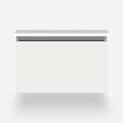 Robern VM24H2D21F19N 24" x 15" x 21", Satin White, Full Drawer