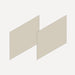 Robern VM2SKH2D21-16 Cartesian & Side Kit, 15" H x 21" D, Pair Side Kits, Matte Sand