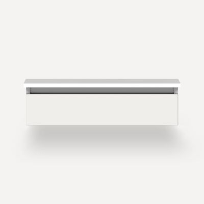 Robern VM30H1D21T19N 30" x 7-1/2" x 21", Satin White, Tip Out Drawer