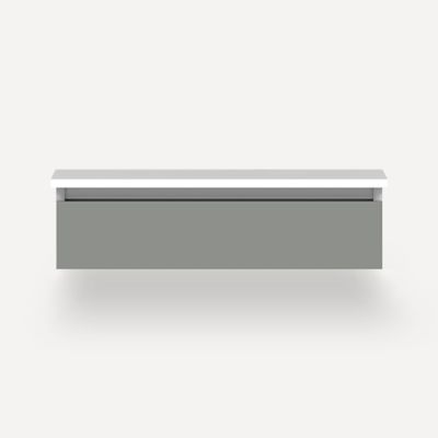 Robern VM30H1D21T27N 30" x 7-1/2" x 21", Matte Gray, Tip Out Drawer