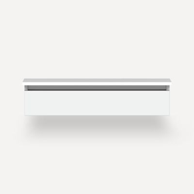 Robern VM36H1D21F26N 36" x 7-1/2" x 21", Matte White, Full Drawer