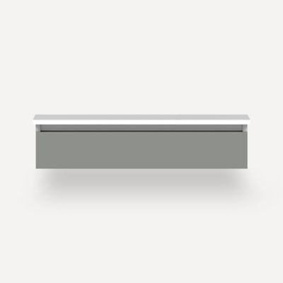 Robern VM36H1D21P27N 36" x 7-1/2" x 21", Matte Gray, Plumbing Drawer