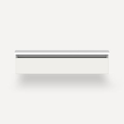 Robern VM36H1D21T19N 36" x 7-1/2" x 21", Satin White, Tip Out Drawer