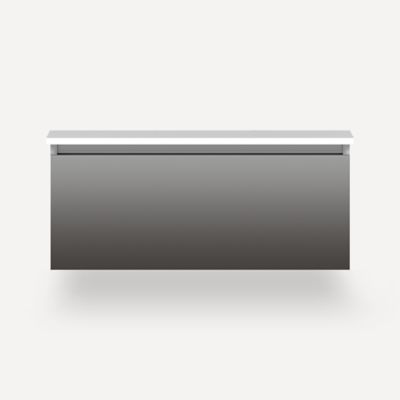 Robern VM36H2D21F11S 36" x 15" x 21", Tinted Gray Mirror, Full Drawer, Selectable Night Light, 2700K/4000K Temperature (Warm/