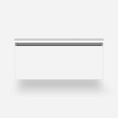 Robern VM36H2D21F21N 36" x 15" x 21", White, Full Drawer