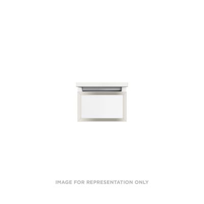 Robern VP12H1D21F12N77 Modular Vanity, 12" x 7-1/2" x 21", Satin Bronze, Polished Nickel Frame, Full Drawer