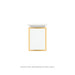 Robern VP12H2D21F19N82 Modular Vanity, 12" x 15" x 21", Satin White, Matte Gold Frame, Full Drawer