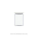 Robern VP12H2D21F26S76 Modular Vanity, 12" x 15" x 21", Matte White, Chrome Frame, Full Drawer, Selectable Night Light, 2700K