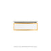 Robern VP24H1D21R21N82 Modular Vanity, 24" x 7-1/2" x 21", White, Matte Gold Frame, False Front Drawer