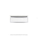 Robern VP24H1D21R28S76 Modular Vanity, 24" x 7-1/2" x 21", Matte Black, Chrome Frame, False Front Drawer, Selectable Night Li