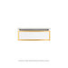 Robern VP24H1D21T26S82 Modular Vanity, 24" x 7-1/2" x 21", Matte White, Matte Gold Frame, Tip Out Drawer, Selectable Night Li