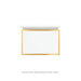 Robern VP24H2D21P21N82 Modular Vanity, 24" x 15" x 21", White, Matte Gold Frame, Plumbing Drawer