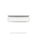Robern VP30H1D21F19N77 Modular Vanity, 30" x 7-1/2" x 21", Satin White, Polished Nickel Frame, Full Drawer