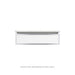 Robern VP30H1D21F28N76 Modular Vanity, 30" x 7-1/2" x 21", Matte Black, Chrome Frame, Full Drawer