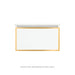Robern VP30H2D21F19N82 Modular Vanity, 30" x 15" x 21", Satin White, Matte Gold Frame, Full Drawer