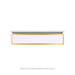 Robern VP36H1D21R26N82 Modular Vanity, 36" x 7-1/2" x 21", Matte White, Matte Gold Frame, False Front Drawer