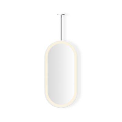 Robern YM2040SPPFN3H84 Sculpt Lighted Mirror, 20" x 40" x 1-7/8", Polished SS, Perimeter Light Pattern, Warm White (3000K), D