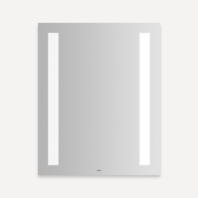 Robern YM2430RCFPD4 Vitality Lighted Mirror, 24" x 30" x 1-3/4", Column Light Pattern, Cool White (4000K), Dimmable, Defogger