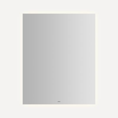 Robern YM2430RGFPD3 Vitality Lighted Mirror, 24" x 30" x 1-3/4", Glow Light Pattern, Warm White (3000K), Dimmable, Defogger