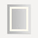 Robern YM2430RIFPD3 Vitality Lighted Mirror, 24" x 30" x 1-3/4", Inset Light Pattern, Warm White (3000K), Dimmable, Defogger