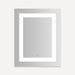 Robern YM2430RIFPD4 Vitality Lighted Mirror, 24" x 30" x 1-3/4", Inset Light Pattern, Cool White (4000K), Dimmable, Defogger
