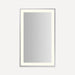 Robern YM2541RPSMD3K76 Sculpt Lighted Mirror, 25” x 41” x 2-1/4", Slim Museum Frame, Chrome, Perimeter Light Pattern, Warm Wh