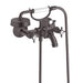 AXOR Montreux 2-Handle Wall-Mounted Tub Filler with Cross Handles and 1.8 GPM Handshower