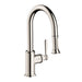 AXOR Montreux Prep Kitchen Faucet 2-Spray Pull-Down, 1.75 GPM